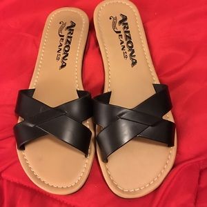 Black Arizona Jeans Co Sandals